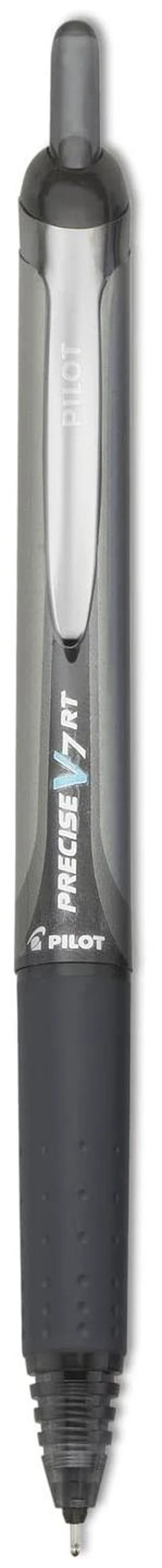 Precise V7 RT Retractable Rollerball Pens, 0.7mm, Black, 12-Pack Writing made smooth, retractable ink pens for writing, refillable, liquid ink rolling ball, black pens, fine point Precise V7 RT Retractable Rollerball Pens, 0.7mm, Black, 12-Pack Writing made smooth, retractable ink pens for writing, refillable, liquid ink rolling ball, black pens, fine point