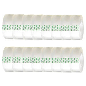 Transparent Tape - 16 Pack Gift Wrap Tape for Presents, Clear Tape Refills for Dispenser Transparent Tape - 16 Pack Gift Wrap Tape for Presents, Clear Tape Refills for Dispenser
