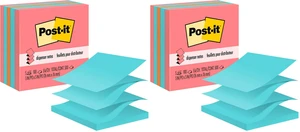 Pop-up Notes, 5 Sticky Note Pads, 3 x 3 in., School Supplies, Office Products, Accordion Sticky Notes Work with Pop-Up Note Dispenser, Assorted Brights (Pack of 2) Pop-up Notes, 5 Sticky Note Pads, 3 x 3 in., School Supplies, Office Products, Accordion Sticky Notes Work with Pop-Up Note Dispenser, Assorted Brights (Pack of 2)