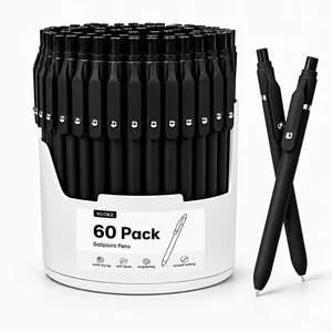 60 Pack Pack Ballpoint Pen, Retractable Black Pen for Smooth Writing Quick Dry Ball Point Pens Black, Medium Point 1.0mm Fidge Pens for Journaling, Office Supplies for Nurse Server, Note Taking 60 Pack Pack Ballpoint Pen, Retractable Black Pen for Smooth Writing Quick Dry Ball Point Pens Black, Medium Point 1.0mm Fidge Pens for Journaling, Office Supplies for Nurse Server, Note Taking