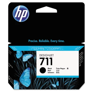 711 Black 38-ml Genuine Ink Cartridge (CZ129A) for DesignJet T530, T525, T520, T130, T125, T120 & T100 Large Format Plotter Printers 711 Black 38-ml Genuine Ink Cartridge (CZ129A) for DesignJet T530, T525, T520, T130, T125, T120 & T100 Large Format Plotter Printers