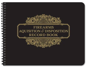 Extra Large FFL A&D Gun Log Book, Wire-O, 2,100 Entries ATF Record Book, 2 Page Spread, 14'' x 8.5'' - Made in USA Extra Large FFL A&D Gun Log Book, Wire-O, 2,100 Entries ATF Record Book, 2 Page Spread, 14'' x 8.5'' - Made in USA