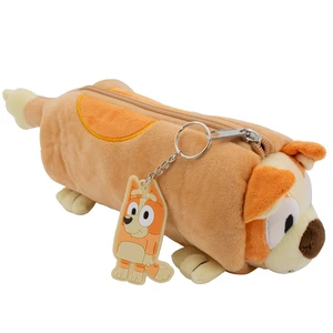 Bingo Soft Plush Multi-Function Storage Case, Bluey Plush Bag Charm with 3D Features, Orange Bingo Soft Plush Multi-Function Storage Case, Bluey Plush Bag Charm with 3D Features, Orange