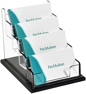 Business Card Holder for DeskAcrylic Business Card Display Stand,Multiple Business Card Holders for Office, Exhibition, Home, Restaurant 4 Slot 1pcs Tier Business Card Holder for DeskAcrylic Business Card Display Stand,Multiple Business Card Holders for Office, Exhibition, Home, Restaurant 4 Slot 1pcs Tier