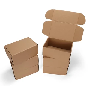 9x6x4 inch Cardboard Shipping Boxes, Set of 6 Gift Boxes, Brown Single Corrugated, DIY Cardboard, Easy Fold, Shape Well, Self locking, Book, Hat Shipping, Gift Wrap, Business Packaging 9x6x4 inch Cardboard Shipping Boxes, Set of 6 Gift Boxes, Brown Single Corrugated, DIY Cardboard, Easy Fold, Shape Well, Self locking, Book, Hat Shipping, Gift Wrap, Business Packaging