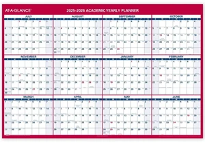 Erasable Calendar 2025-2026, Dry Erase Wall Planner, 48" x 32", Extra Large, Academic & Regular Year, Double Sided, Horizontal (PM326S28) Erasable Calendar 2025-2026, Dry Erase Wall Planner, 48" x 32", Extra Large, Academic & Regular Year, Double Sided, Horizontal (PM326S28)