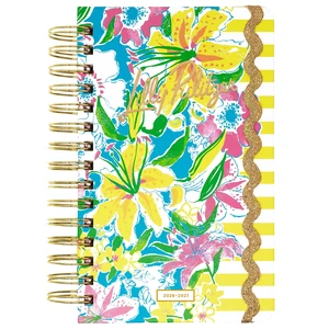 17-Month Medium 2026-2027 Planner, Lovely 5" x 8.25" Hardcover Agenda with Gold Spiral & Elastic Loop, Weekly & Monthly Layouts, Stickers, Travel & Reflection Pages 17-Month Medium 2026-2027 Planner, Lovely 5" x 8.25" Hardcover Agenda with Gold Spiral & Elastic Loop, Weekly & Monthly Layouts, Stickers, Travel & Reflection Pages