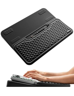 Extra Large Keyboard Stand with Wrist Rest, Ergonomic Wrist Support Keyboard Riser Pad with Full Arm and Elbow Support, Soft Memory Foam Desk Edge Cushion for Office, Home and Gaming Extra Large Keyboard Stand with Wrist Rest, Ergonomic Wrist Support Keyboard Riser Pad with Full Arm and Elbow Support, Soft Memory Foam Desk Edge Cushion for Office, Home and Gaming