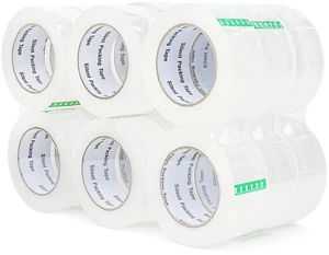 18-Pack No Noise Silent Packing Tape 2.4mil x 1.88" x110Yards,Industrial Heavy Duty Noiseless Packaging Tape for Quiet Packing Shipping Moving and Storage 18-Pack No Noise Silent Packing Tape 2.4mil x 1.88" x110Yards,Industrial Heavy Duty Noiseless Packaging Tape for Quiet Packing Shipping Moving and Storage
