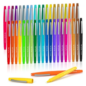 40 Colors Felt Tip Pens, Medium Point Felt Pens, Assorted Colors Markers Pens For Journaling, Writing, Note Taking, Planner Coloring, Perfect as Art Office and School Supplies 40 Colors Felt Tip Pens, Medium Point Felt Pens, Assorted Colors Markers Pens For Journaling, Writing, Note Taking, Planner Coloring, Perfect as Art Office and School Supplies