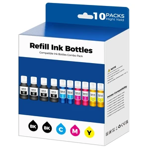 Compatible for EPT502 Ink Refill Bottles ET-2850 ET-3850 ET-3760 Ink 10Pack Compatible for ET-4760 ET 3760 ET-2760 ET-3850 ET-4850 ET-15000 ET-2850 ET-3760 ET-3830 ET-4850 ET-4950 ET-3950 Ink Compatible for EPT502 Ink Refill Bottles ET-2850 ET-3850 ET-3760 Ink 10Pack Compatible for ET-4760 ET 3760 ET-2760 ET-3850 ET-4850 ET-15000 ET-2850 ET-3760 ET-3830 ET-4850 ET-4950 ET-3950 Ink