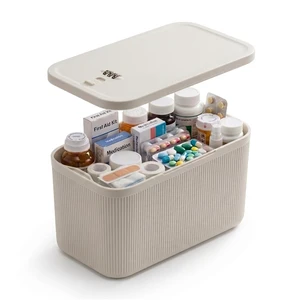 Upgraded Medicine Lock Box with Combination Lock, 3L Bigger Volume, Deeper Interior Height, Lockable Storage Box for Medication, Vitamins, First Aid, Phones, Snacks for Home Fridge Dorm Office Upgraded Medicine Lock Box with Combination Lock, 3L Bigger Volume, Deeper Interior Height, Lockable Storage Box for Medication, Vitamins, First Aid, Phones, Snacks for Home Fridge Dorm Office