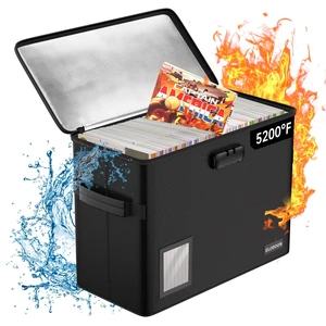 5200 Fireproof Comic Book Storage with Lock for 150-175 Comics 5200, Holds 150-175 Comics,Water-Resistant, Moistureproof Comic Book Box,Zipper,Heavy Duty Bin,Container Holder,Black 5200 Fireproof Comic Book Storage with Lock for 150-175 Comics 5200, Holds 150-175 Comics,Water-Resistant, Moistureproof Comic Book Box,Zipper,Heavy Duty Bin,Container Holder,Black
