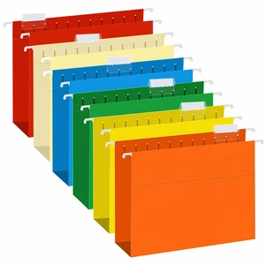Extra Capacity Hanging File Folders, 30 Pack Letter Size Reinforced Hanging Folders with Heavy Duty 3 Inch Expansion for Bulky Files, Filing Cabinet, Adjustable Tabs, Assorted Colors Extra Capacity Hanging File Folders, 30 Pack Letter Size Reinforced Hanging Folders with Heavy Duty 3 Inch Expansion for Bulky Files, Filing Cabinet, Adjustable Tabs, Assorted Colors