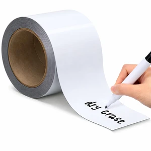 Magnetic Strip, Magnetic Tape, 3 in x 50 Ft, Blank Strips for White Board Magnet Tape, Magnet Roll, Dry Erase Label, Write On Labels, Whiteboard Sheet, Dry Erase Sheet, Writable, Wipe Off Magnetic Strip, Magnetic Tape, 3 in x 50 Ft, Blank Strips for White Board Magnet Tape, Magnet Roll, Dry Erase Label, Write On Labels, Whiteboard Sheet, Dry Erase Sheet, Writable, Wipe Off