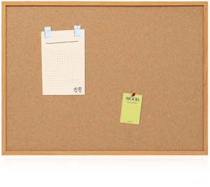 Cork Board Bulletin Board 30 x 42, Oak Framed 4x3 Corkboard Hanging Office Board for Wall Decor, Large Wall Mounted Notice Pin Board with 15 Push Pins, Ideal for School, Home & Office Cork Board Bulletin Board 30 x 42, Oak Framed 4x3 Corkboard Hanging Office Board for Wall Decor, Large Wall Mounted Notice Pin Board with 15 Push Pins, Ideal for School, Home & Office