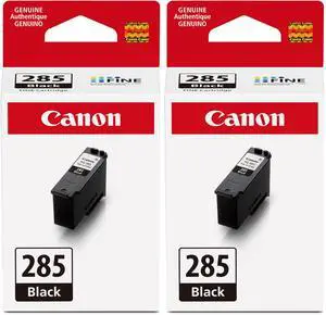 PG-285 Genuine Black Ink Cartridge, Compatible with TR7820, TS7720/7722 (Pack of 2) PG-285 Genuine Black Ink Cartridge, Compatible with TR7820, TS7720/7722 (Pack of 2)