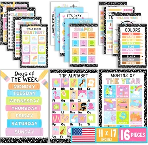 16 Laminated Toddler Learning Posters 1-3 for Preschool Classroom Decor Pastel Learning Posters for Toddlers 1-3, Homeschool Room Decor for Toddler Wall Activity, Kindergarten Classroom Must Haves 16 Laminated Toddler Learning Posters 1-3 for Preschool Classroom Decor Pastel Learning Posters for Toddlers 1-3, Homeschool Room Decor for Toddler Wall Activity, Kindergarten Classroom Must Haves