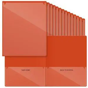 48 Pcs Take Home Homework Folders 2 Pocket for Student,Orange Clear Front Pocket, School to Home Communication, Parent Teacher Connector, Student Classroom Assignment Organizer 48 Pcs Take Home Homework Folders 2 Pocket for Student,Orange Clear Front Pocket, School to Home Communication, Parent Teacher Connector, Student Classroom Assignment Organizer