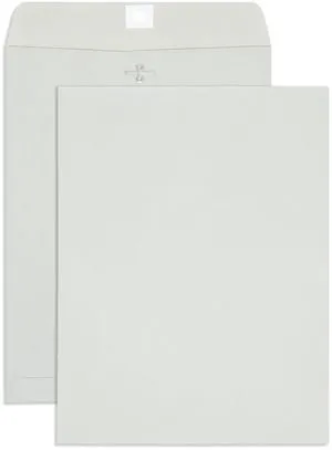 100 9" x 12" Gray Kraft Clasp Envelopes, Gummed 28lb Gray Kraft, Clasp and Gummed, Reusable, for Mailing Documents, Photos, Catalogs, Letter-Size Papers 100 9" x 12" Gray Kraft Clasp Envelopes, Gummed 28lb Gray Kraft, Clasp and Gummed, Reusable, for Mailing Documents, Photos, Catalogs, Letter-Size Papers