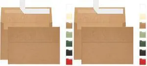A7 Brown Kraft Envelopes Self Seal 200 Pack 120 GSM, 5.25 x 7.25 A7 Brown Kraft Envelopes Self Seal 200 Pack 120 GSM, 5.25 x 7.25