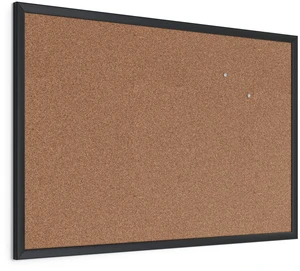 Cork Bulletin Board, 24'' x 36'', Black Wood Frame Cork Bulletin Board, 24'' x 36'', Black Wood Frame