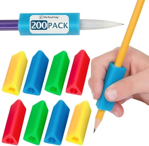 Pencil Grip The Classics Triangle Grip Ergonomic Writing Aid, For Right or Left Handed Users, Assorted Colors, Pack of 200 (TPG-162) Pencil Grip The Classics Triangle Grip Ergonomic Writing Aid, For Right or Left Handed Users, Assorted Colors, Pack of 200 (TPG-162)