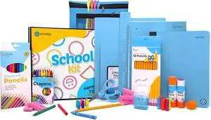 Back to School Supplies for Kids, School Supply Box Grades K-5 Premium Quality Kids School Supplies Kit, Kindergarten School Supplies for Girls and Boys, 78 Pc Set (Blue, 1 Kit) Back to School Supplies for Kids, School Supply Box Grades K-5 Premium Quality Kids School Supplies Kit, Kindergarten School Supplies for Girls and Boys, 78 Pc Set (Blue, 1 Kit)