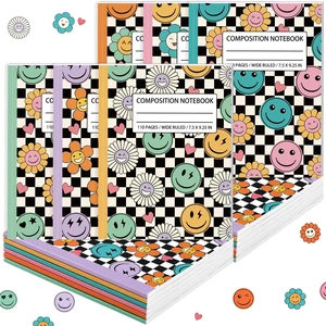 6 Pack Black White Check Composition Notebook Wide Ruled Back to School Supplies 110 Pages Note Taking, 9-3/4 x 7-1/2"Inch Size, Preppy Aesthetic Design, Cute Journal Office Use 6 Pack Black White Check Composition Notebook Wide Ruled Back to School Supplies 110 Pages Note Taking, 9-3/4 x 7-1/2"Inch Size, Preppy Aesthetic Design, Cute Journal Office Use