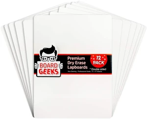 Bigtime 12 Pack 9x12 Classroom Whiteboards for Kids - Small Double-Sided White - White Boards Bulk Set, Classroom Essentials - Magnetic Dry Erase Boards for Students, Teacher Bigtime 12 Pack 9x12 Classroom Whiteboards for Kids - Small Double-Sided White - White Boards Bulk Set, Classroom Essentials - Magnetic Dry Erase Boards for Students, Teacher