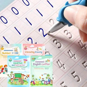 Magic Ink Copybooks for Kids Reusable Handwriting Workbooks for Preschools Grooves Template Design and Handwriting Aid Practice for Kids 0046432625558: Amazon.com Magic Ink Copybooks for Kids Reusable Handwriting Workbooks for Preschools Grooves Template Design and Handwriting Aid Practice for Kids 0046432625558: Amazon.com