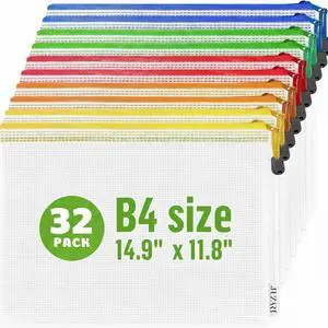 32 Pack Large Mesh Zipper Pouch B4 (12x15in) - Game Bags for Puzzle and Toy Storage Bags - Board Game Storage Zip Plastic Mesh Bags for Toys & Playroom Organization and Storage Zippered Pouches Folder 32 Pack Large Mesh Zipper Pouch B4 (12x15in) - Game Bags for Puzzle and Toy Storage Bags - Board Game Storage Zip Plastic Mesh Bags for Toys & Playroom Organization and Storage Zippered Pouches Folder