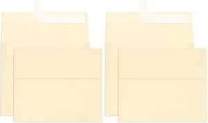 200 Pack A2 Cream Self Seal Envelopes, 4.375 x 5.75 200 Pack A2 Cream Self Seal Envelopes, 4.375 x 5.75