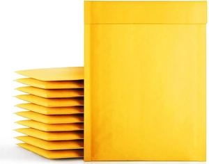 Kraft Bubble Mailers 6x10 Inch 50 Pcs,Small Self-Sealing Mail Shipping Bags,Yellow Padded Envelopes #0 Kraft Bubble Mailers 6x10 Inch 50 Pcs,Small Self-Sealing Mail Shipping Bags,Yellow Padded Envelopes #0