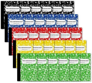 Composition Notebook, Mini Sized 30 Pack 5 Colors Narrow Ruled Mini Composition Books Bulk, Small Pocket Marble Cute Journal Notebooks for Kids School Home Office, Pocket Sized 4.5 x 3.25 in Composition Notebook, Mini Sized 30 Pack 5 Colors Narrow Ruled Mini Composition Books Bulk, Small Pocket Marble Cute Journal Notebooks for Kids School Home Office, Pocket Sized 4.5 x 3.25 in