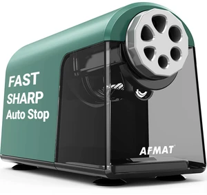 PSX2 Heavy Duty Electric Pencil Sharpener 6 Holes, Classroom Pencil Sharpener for 6-11mm Pencils, Auto Stop, Super Fast, Save Pencils, School Teacher Must Have Pencil Sharpeners Plug in, Green PSX2 Heavy Duty Electric Pencil Sharpener 6 Holes, Classroom Pencil Sharpener for 6-11mm Pencils, Auto Stop, Super Fast, Save Pencils, School Teacher Must Have Pencil Sharpeners Plug in, Green