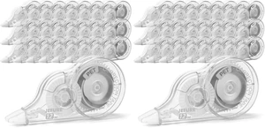 30 Pcs Correction Tape, 39.4 Ft White Wrong Out Tear-Resistant Bulk, Instant Corrections Easy To Use Applicator for School, Office, Note Taking, Journal (Tape Width 0.2 in, Clear) (Pack of 2) 30 Pcs Correction Tape, 39.4 Ft White Wrong Out Tear-Resistant Bulk, Instant Corrections Easy To Use Applicator for School, Office, Note Taking, Journal (Tape Width 0.2 in, Clear) (Pack of 2)