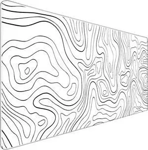 Gaming Mouse Pad, Large Mouse Pads Waterproof Extra Large Big Mouse Pad with Stitched Edge, XXXL Non-Slip Black Computer Mousepad for Gamer, Office & Home, Black Line Gaming Mouse Pad, Large Mouse Pads Waterproof Extra Large Big Mouse Pad with Stitched Edge, XXXL Non-Slip Black Computer Mousepad for Gamer, Office & Home, Black Line
