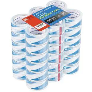 36 Rolls Ultra Clear Packing Tape 36 Rolls Ultra Clear Packing Tape