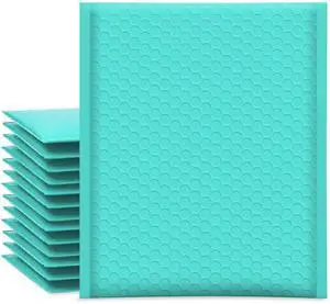 Bubble Mailers 8.5x12" 25 Pack Usable Size 8.5x11" Teal Shipping Bag Waterproof Self Seal Adhesive Medium Padded Envelopes for Small Business Bulk Bubble Wrap Mailers for Mailing Jewelry Book #2 Bubble Mailers 8.5x12" 25 Pack Usable Size 8.5x11" Teal Shipping Bag Waterproof Self Seal Adhesive Medium Padded Envelopes for Small Business Bulk Bubble Wrap Mailers for Mailing Jewelry Book #2