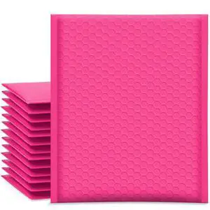 Bubble Mailers 8.5x12" 25 Pack Usable Size 8.5x11" Hot Pink Padded #2 Waterproof Self Seal Adhesive Medium Padded Envelopes for Small Business Bulk Bubble Wrap Mailers for Mailing Jewelry Makeup Bubble Mailers 8.5x12" 25 Pack Usable Size 8.5x11" Hot Pink Padded #2 Waterproof Self Seal Adhesive Medium Padded Envelopes for Small Business Bulk Bubble Wrap Mailers for Mailing Jewelry Makeup