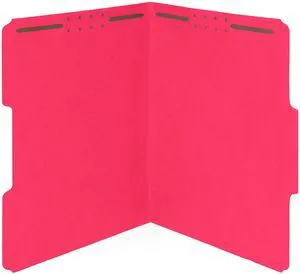 50 Red Fastener File Folders, Letter, 1/3 Cut Tab Durable 11pt Red Paper, Reinforced 1/3 Cut Tabs, 2 Prong Fasteners, Medical, Law Client and Office Files 50 Red Fastener File Folders, Letter, 1/3 Cut Tab Durable 11pt Red Paper, Reinforced 1/3 Cut Tabs, 2 Prong Fasteners, Medical, Law Client and Office Files