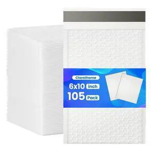105 Pack Bubble Mailers 6x10inch Padded Envelopes Thin Mailing Envelopes Waterproof Bubble Opaque Padded Mailers Self Seal Adhesive Shipping Bags for Mailing Jewelry Makeup Small Business 105 Pack Bubble Mailers 6x10inch Padded Envelopes Thin Mailing Envelopes Waterproof Bubble Opaque Padded Mailers Self Seal Adhesive Shipping Bags for Mailing Jewelry Makeup Small Business