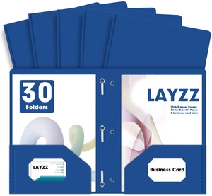 30 Pack Plastic 2 Pocket Folders with Prongs, Letter Size Blue Folder Functional Folder Design With Metal Fastener Prongs, Keeps Documents Organized For School, Home And Workplace Filing 30 Pack Plastic 2 Pocket Folders with Prongs, Letter Size Blue Folder Functional Folder Design With Metal Fastener Prongs, Keeps Documents Organized For School, Home And Workplace Filing
