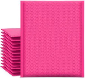 Bubble Mailers 7.25x12" 25 Pack Usable Size 7.25x11" Hot Pink Padded Waterproof Self Seal Adhesive Medium Padded Envelopes for Small Business Bulk Bubble Wrap Mailers for Mailing Jewelry Makeup Bubble Mailers 7.25x12" 25 Pack Usable Size 7.25x11" Hot Pink Padded Waterproof Self Seal Adhesive Medium Padded Envelopes for Small Business Bulk Bubble Wrap Mailers for Mailing Jewelry Makeup