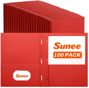 2 Pocket Folders with Prongs (100 Pack, Red), Paper Folders with 2 Pockets and 3 Prongs Fit Letter Size Paper, Folders with Prongs for School Office Home Business 2 Pocket Folders with Prongs (100 Pack, Red), Paper Folders with 2 Pockets and 3 Prongs Fit Letter Size Paper, Folders with Prongs for School Office Home Business