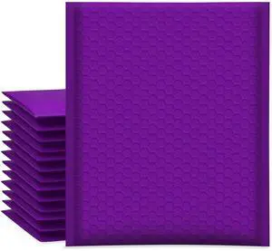 Bubble Mailers 7.25x12" 25 Pack Usable Size 7.25x11" Purple Padded #1 Waterproof Self Seal Adhesive Medium Padded Envelopes for Small Business Bulk Bubble Wrap Mailers for Mailing Jewelry Makeup Bubble Mailers 7.25x12" 25 Pack Usable Size 7.25x11" Purple Padded #1 Waterproof Self Seal Adhesive Medium Padded Envelopes for Small Business Bulk Bubble Wrap Mailers for Mailing Jewelry Makeup