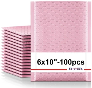 Bubble Mailers 6x10" 100 Pack Light Pink Padded Envelopes Self Seal Usable Size 6x9 Mailing Envelopes Bubble Padded Shipping Bag for Mailing,Packaging, Small Business, Boutique,Bulk #0 Bubble Mailers 6x10" 100 Pack Light Pink Padded Envelopes Self Seal Usable Size 6x9 Mailing Envelopes Bubble Padded Shipping Bag for Mailing,Packaging, Small Business, Boutique,Bulk #0