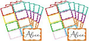 Colored Name Tags,200 Pcs Name Stickers 8 Color Name Tag Sticker for Clothes Gifts, 2'' x 3'' Nametags Stickers for School Office Home (Pack of 2) Colored Name Tags,200 Pcs Name Stickers 8 Color Name Tag Sticker for Clothes Gifts, 2'' x 3'' Nametags Stickers for School Office Home (Pack of 2)