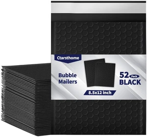 52 Pack Bubble Mailers 8.5x12inch Padded Envelopes Thin Mailing Envelopes Waterproof Bubble Opaque Padded Mailers Self Seal Adhesive Shipping Bags for Mailing Jewelry Makeup Small Business 52 Pack Bubble Mailers 8.5x12inch Padded Envelopes Thin Mailing Envelopes Waterproof Bubble Opaque Padded Mailers Self Seal Adhesive Shipping Bags for Mailing Jewelry Makeup Small Business